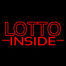 Red Lotto Inside Handmade Art Neon Sign
