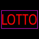 Red Lotto Pink Border Handmade Art Neon Sign