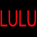 Red Lu Lu Handmade Art Neon Sign