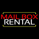 Red Mailbox Blue Rental 1 Handmade Art Neon Sign