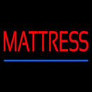 Red Mattress Blue Line Handmade Art Neon Sign