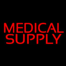 Red Medical Supply Handmade Art Neon Sign
