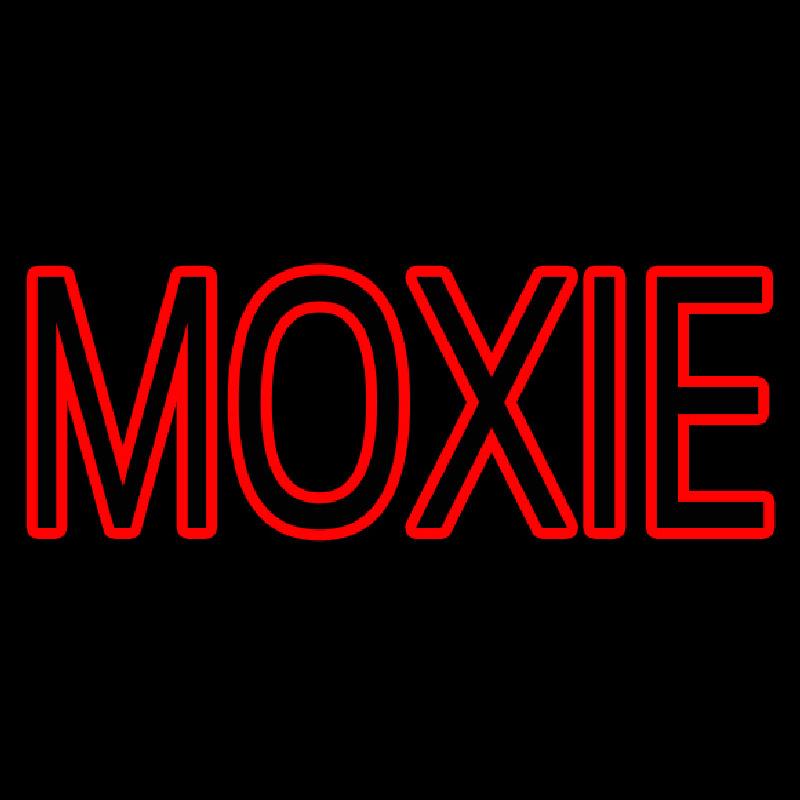 Red Moxie Handmade Art Neon Sign