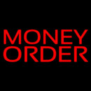 Red Money Order Handmade Art Neon Sign