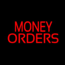 Red Money Orders Handmade Art Neon Sign