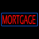 Red Mortgage Blue Border Handmade Art Neon Sign