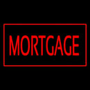 Red Mortgage Red Border Handmade Art Neon Sign
