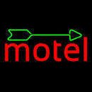 Red Motel With Green Arrow Handmade Art Neon Sign