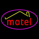Red Motel With Symbol Handmade Art Neon Sign