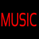 Red Music Block Handmade Art Neon Sign