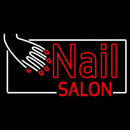 Red Nail Salon Handmade Art Neon Sign
