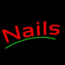 Red Nails Green Lines Handmade Art Neon Sign
