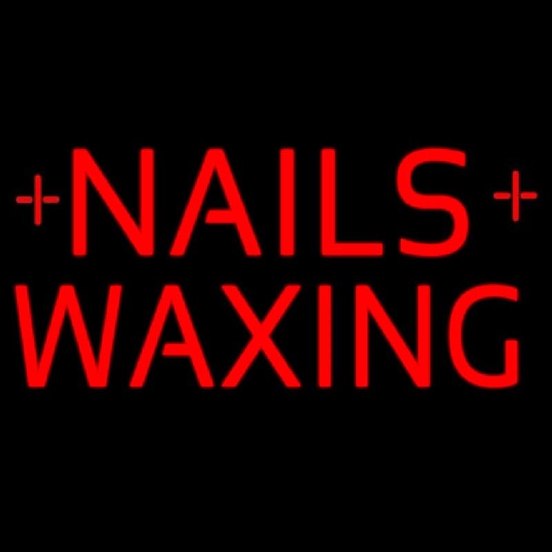Red Nails Waxing Handmade Art Neon Sign