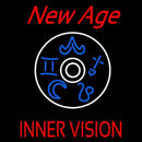 Red New Age Inner Vision Handmade Art Neon Sign