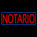 Red Notario Handmade Art Neon Sign