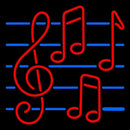Red Notes Handmade Art Neon Sign