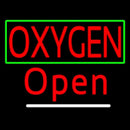 Red Oxygen Open Handmade Art Neon Sign