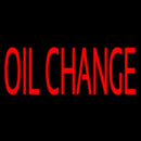 Red Oil Change Handmade Art Neon Sign