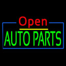 Red Open Green Auto Parts Handmade Art Neon Sign