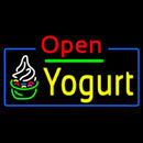 Red Open Yogurt Handmade Art Neon Sign