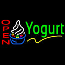 Red Open Yogurt Handmade Art Neon Sign