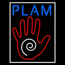 Red Palm Handmade Art Neon Sign