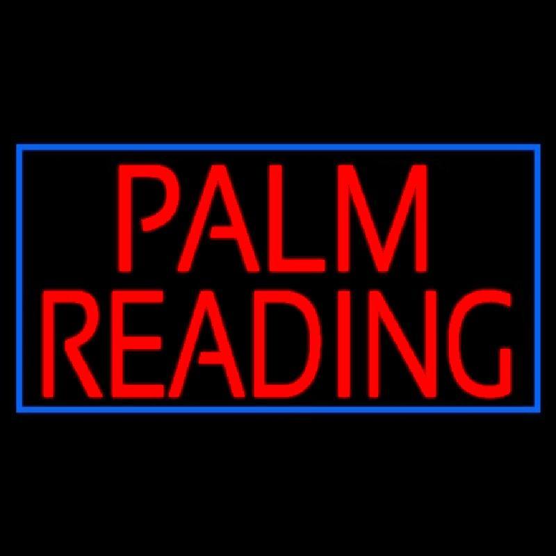 Red Palm Reading Handmade Art Neon Sign