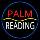 Red Palm Yellow Line White Reading Handmade Art Neon Sign