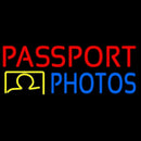 Red Passport Blue Photos Handmade Art Neon Sign