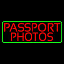 Red Passport Photos Border Handmade Art Neon Sign