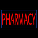 Red Pharmacy Green Border Handmade Art Neon Sign