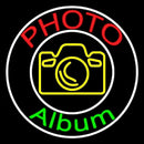 Red Photo Albums Handmade Art Neon Sign