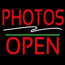 Red Photos Block With Open 1 Handmade Art Neon Sign