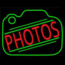 Red Photos Camera Handmade Art Neon Sign