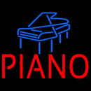 Red Piano Blue Logo 1 Handmade Art Neon Sign