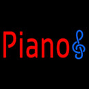 Red Piano Music Note Handmade Art Neon Sign