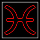 Red Pisces Handmade Art Neon Sign