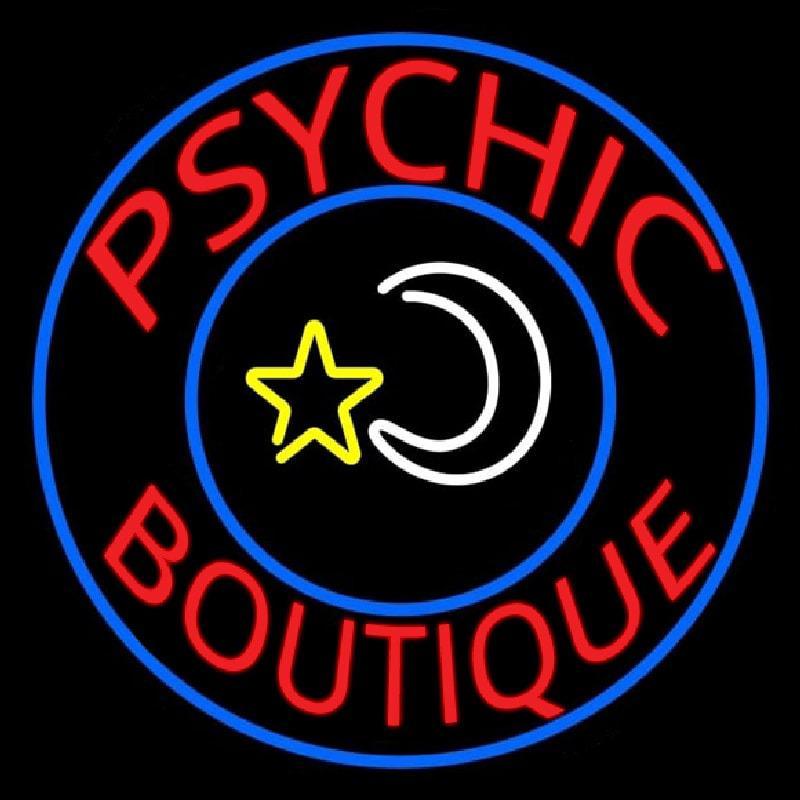 Red Psychic Boutique Handmade Art Neon Sign
