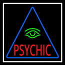 Red Psychic Green Eye Handmade Art Neon Sign