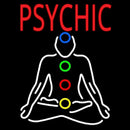 Red Psychic Handmade Art Neon Sign