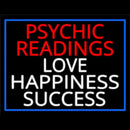 Red Psychic Readings And Love Happiness With Border Success Handmade Art Neon Sign