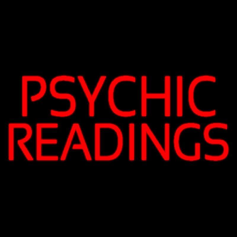 Red Psychic Readings Handmade Art Neon Sign