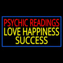 Red Psychic Readings Yellow Love Happiness Success Handmade Art Neon Sign