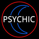 Red Psychic White Logo Handmade Art Neon Sign