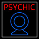 Red Psychic With Crystal Handmade Art Neon Sign