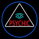 Red Psychic With Turquoise Eye Handmade Art Neon Sign