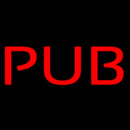 Red Pub Handmade Art Neon Sign
