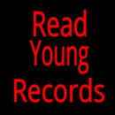 Red Read Young Records Handmade Art Neon Sign