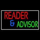 Red Reader And Green Advisor Handmade Art Neon Sign
