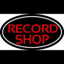 Red Record Shop Block 2 Handmade Art Neon Sign